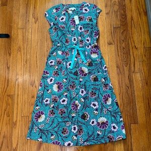 NWT Loft Midi Button Down Shirtdress Size 4 regular